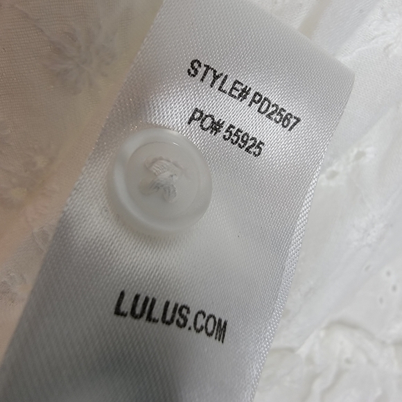 Lulus Dress Women’s XS Flutter Sleeve Lightweight Floral with Ruffled Design - Picture 15 of 15